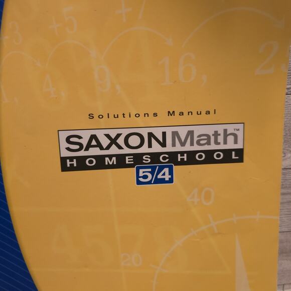 Saxon Math Homeschool 5 / 4: Solutions Manual - Paperback By Stephen Hake - GOOD - Picture 2 of 12